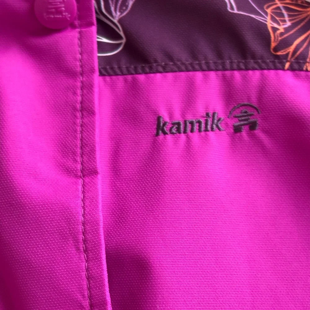 NEW Kamik Cami Leilani print jacket plum/fuschia NWOT